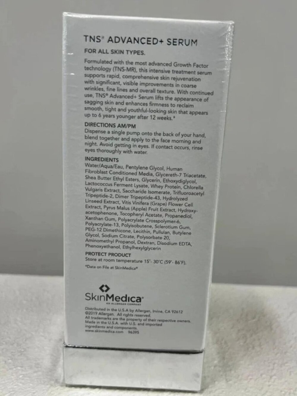 SkinMedica TNS Advanced+ Serum - 1 oz 28.4g Authentic New Sealed - Picture 3 of 3